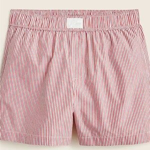 J Crew Cotton poplin boxer short in stripe